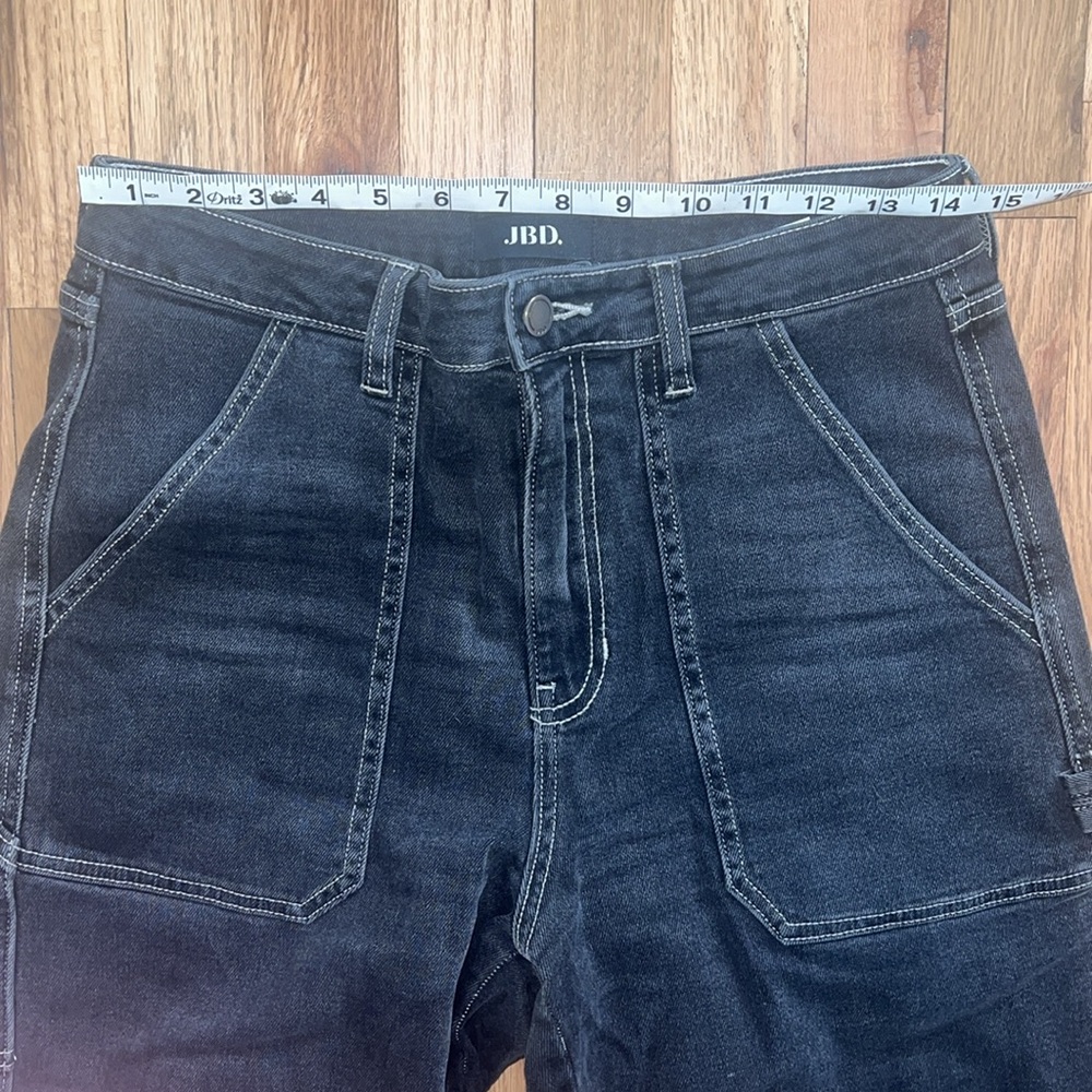 Just Black Denim Carpenter Jeans in Washes Black Size 28 - fits big! - Picture 6 of 11
